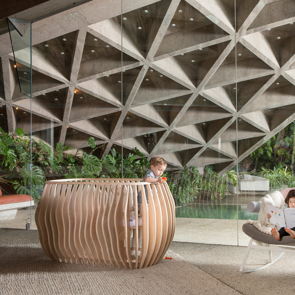 NW14001NA,Nursery Works,Gradient Crib in Natural Maple