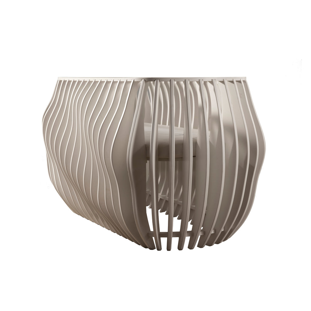 NW14001MW,Nursery Works,Gradient Crib in Moon White