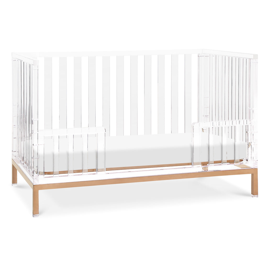 NW3801KGLD,Nursery Works,Luma Crib in Acrylic and Rose Gold