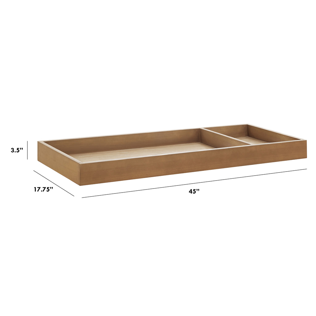 M0619AY,The MDB Family,Universal Wide Removable Changing Tray in Stained Ash