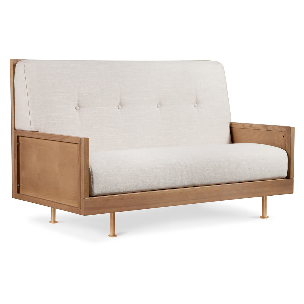 NW15001AY,Nursery Works,Novella Crib w/Toddler Bed Conversion Kit in Stained Ash/Ivory