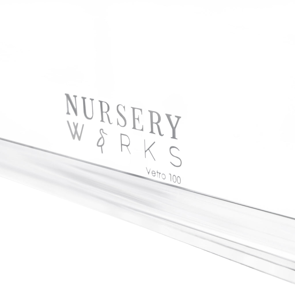 S1000CA,Nursery Works,Vetro Crib In Clear Acrylic