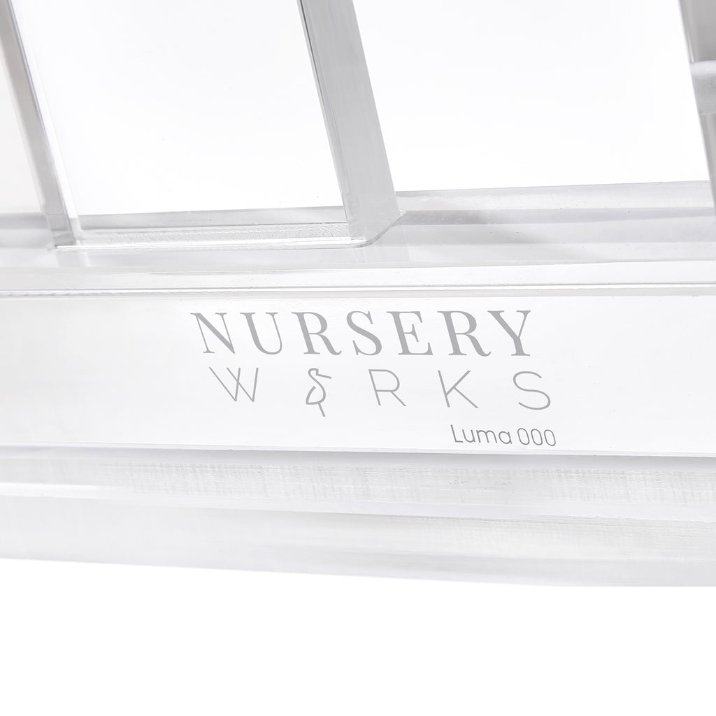 NW3801KGLD,Nursery Works,Luma Crib in Acrylic and Rose Gold
