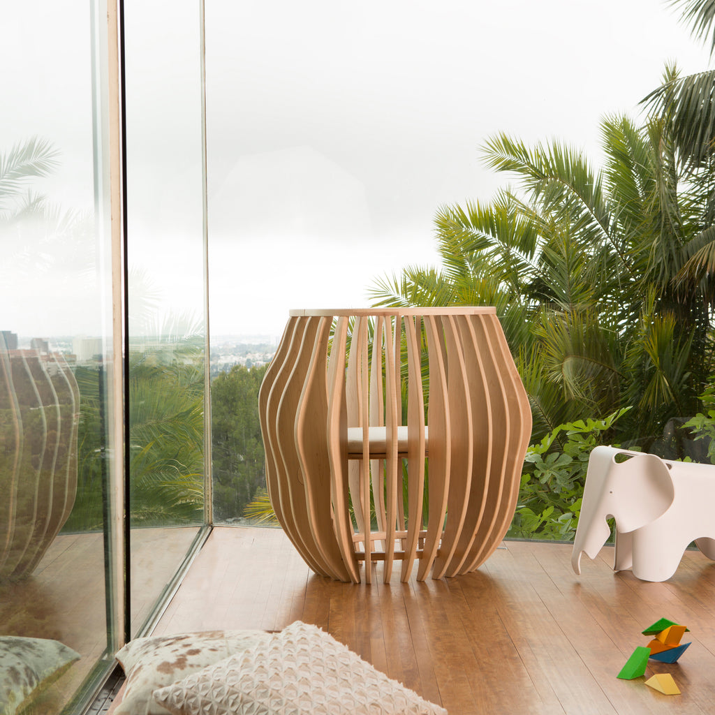 NW14001NA,Nursery Works,Gradient Crib in Natural Maple