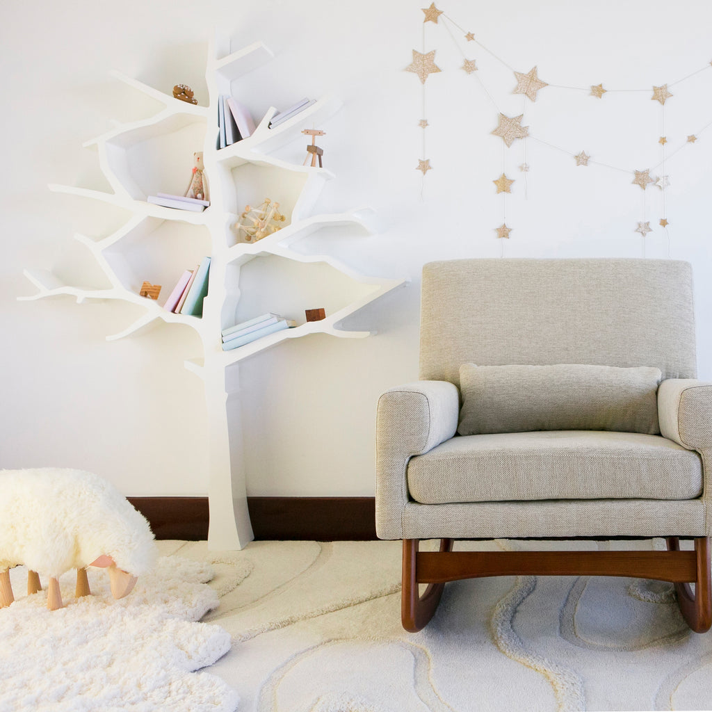 8126W,Nursery Works,Tree Bookcase in White Finish