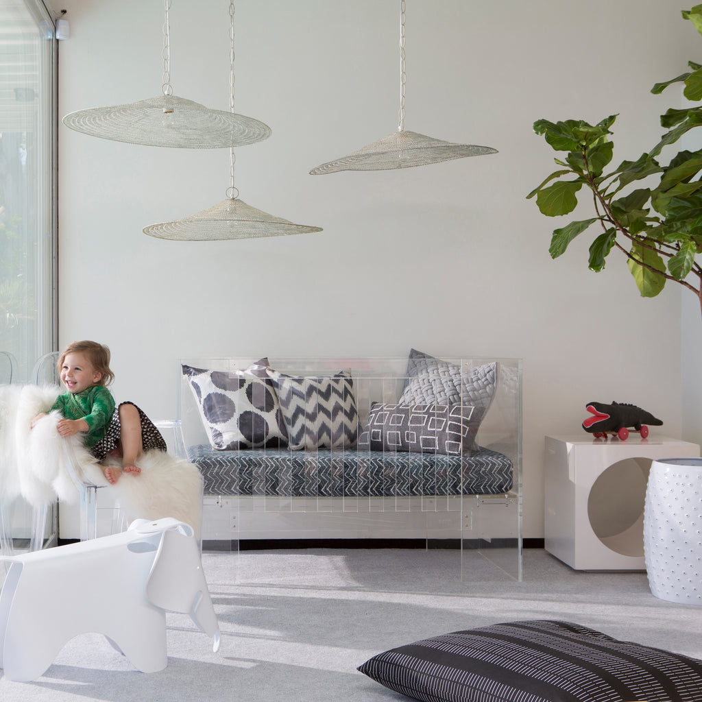 S1000CA,Nursery Works,Vetro Crib In Clear Acrylic