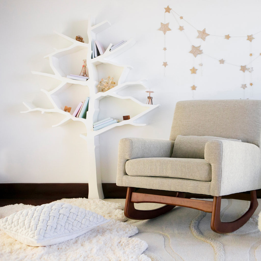 8126W,Nursery Works,Tree Bookcase in White Finish