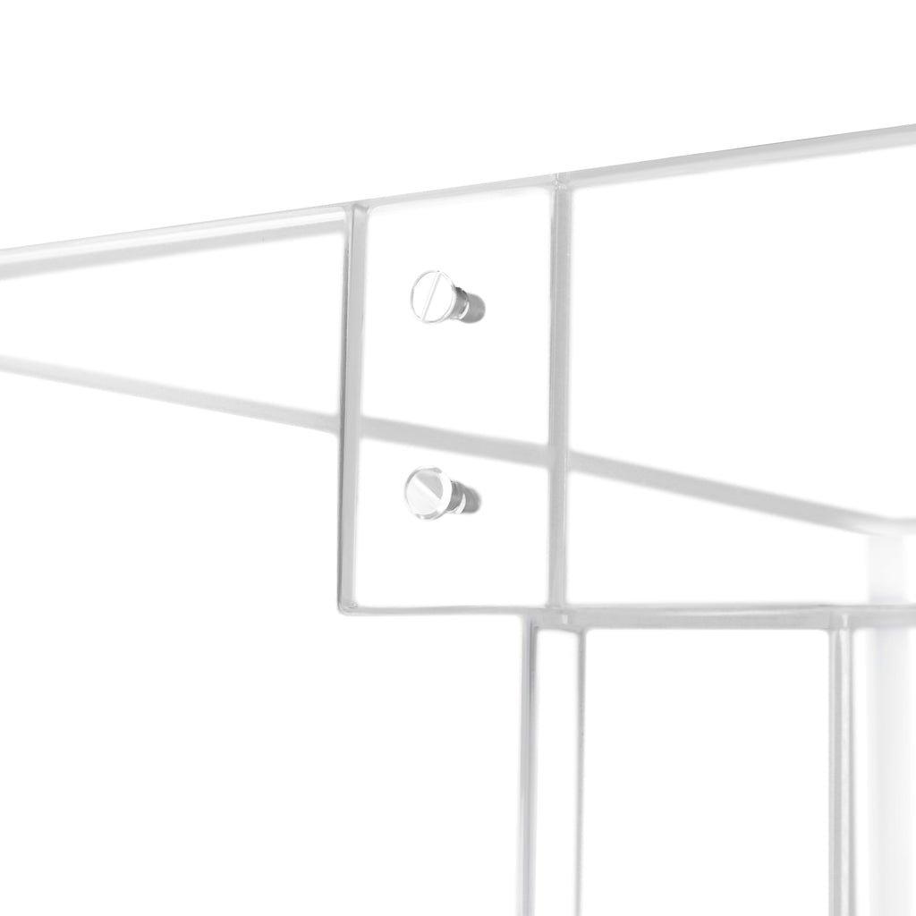 S1000CA,Nursery Works,Vetro Crib In Clear Acrylic