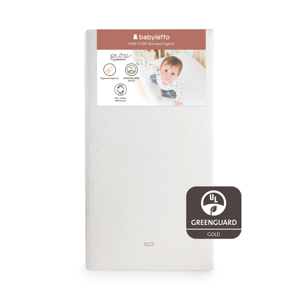M5321C,Babyletto,Pure Core Non-Toxic Crib Mattress with Hybrid Cover