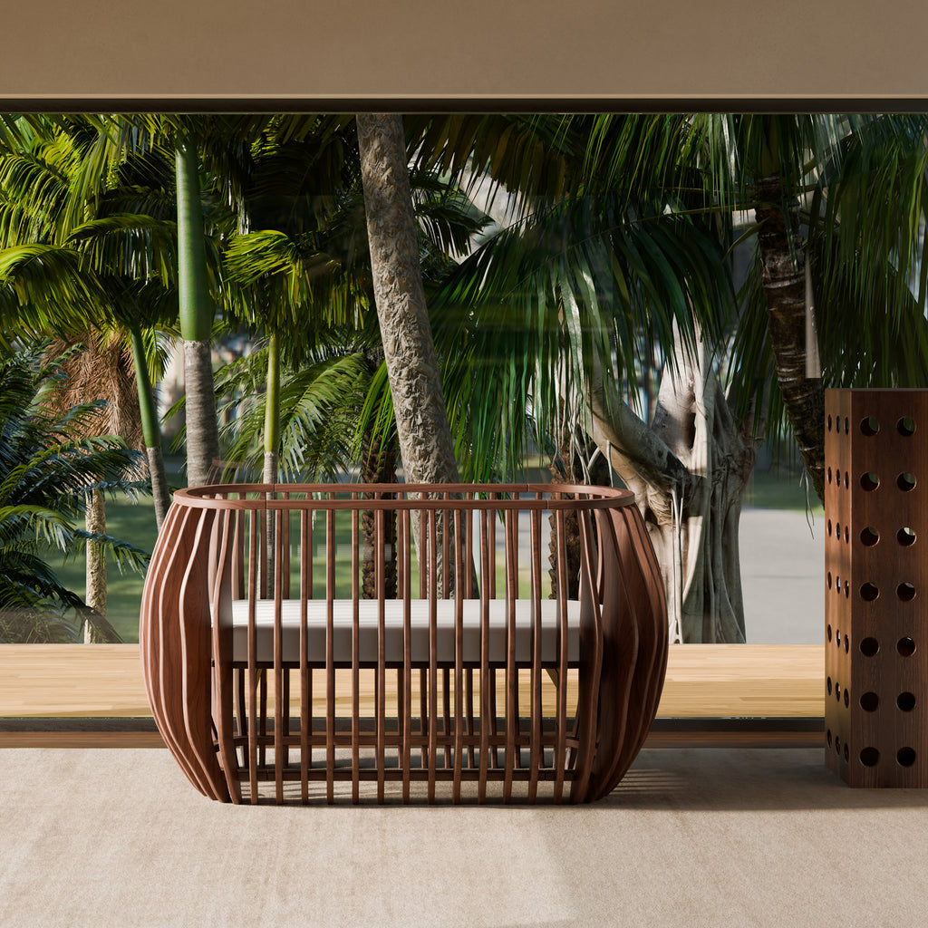 NW14001GWT,Nursery Works,Gradient Crib in Walnut