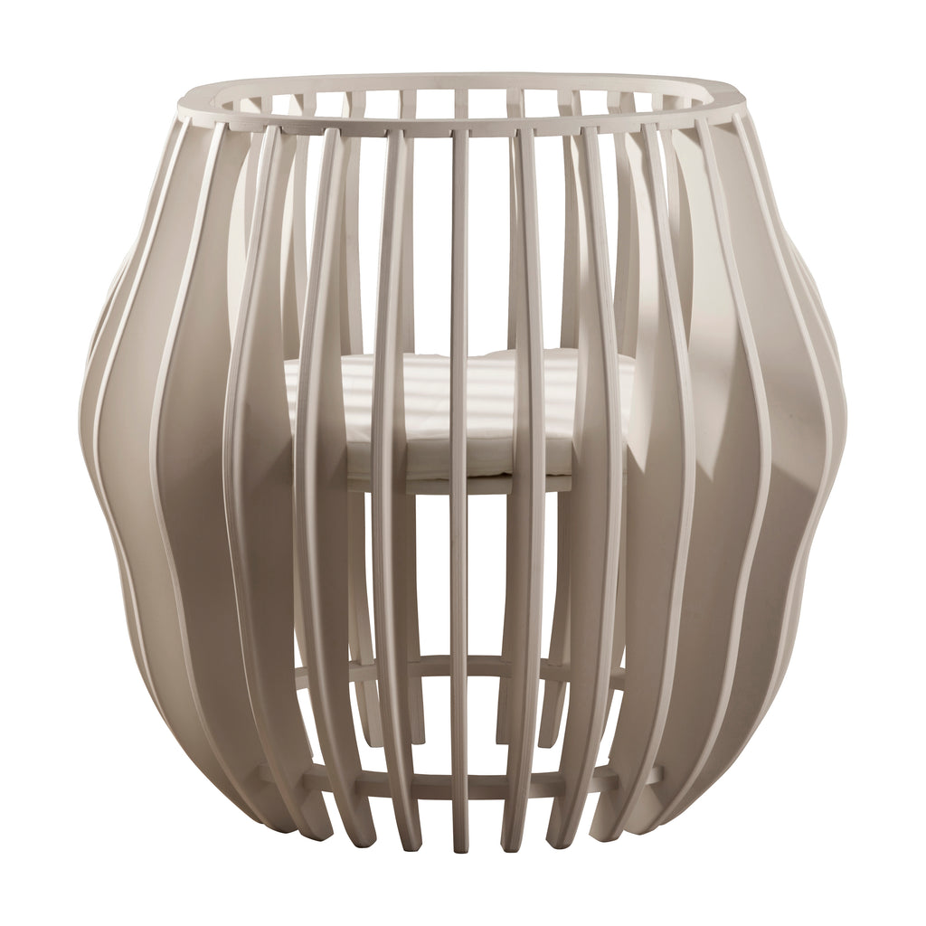 NW14001MW,Nursery Works,Gradient Crib in Moon White