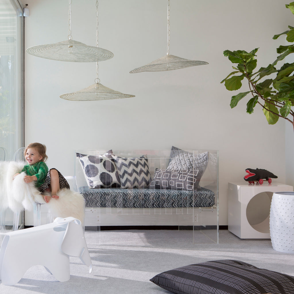 S1000CA,Nursery Works,Vetro Crib In Clear Acrylic