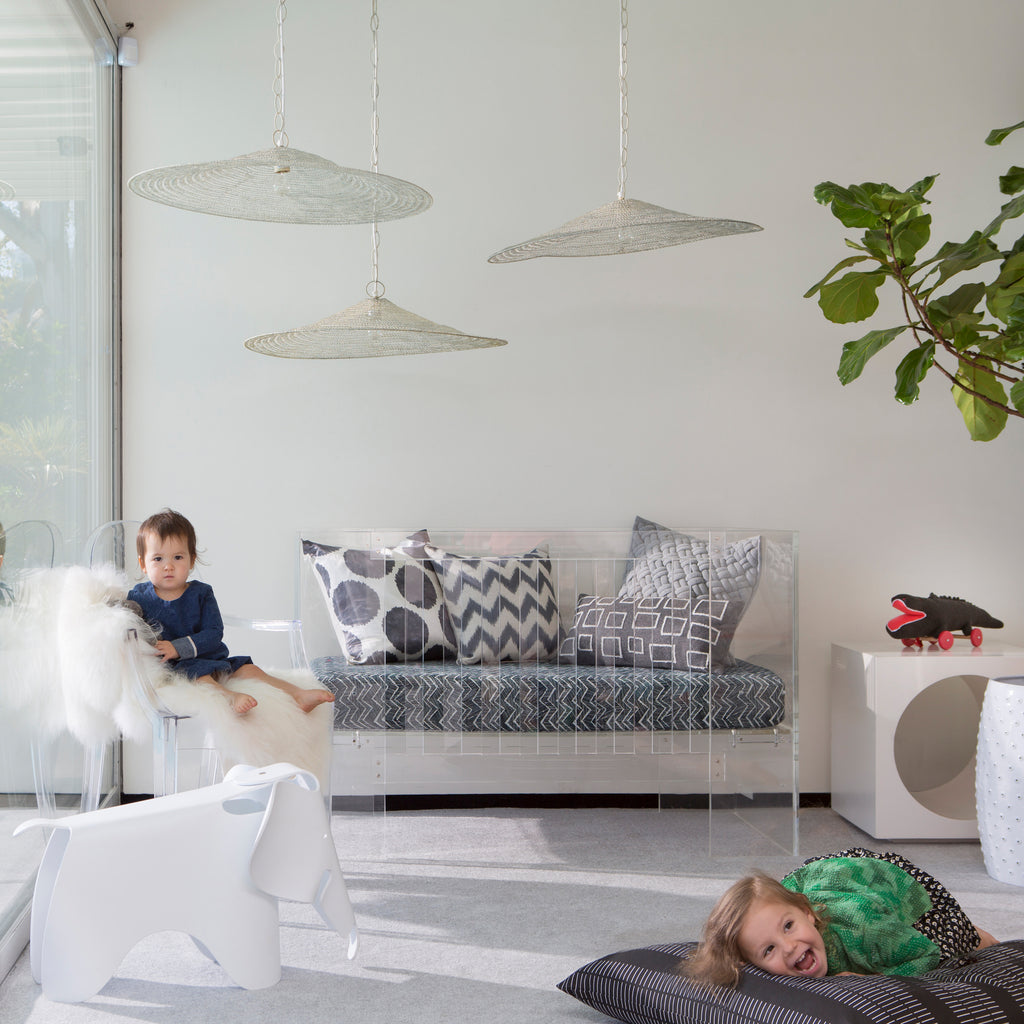 S1000CA,Nursery Works,Vetro Crib In Clear Acrylic