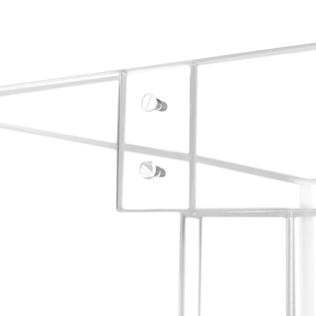 S1000CA,Nursery Works,Vetro Crib In Clear Acrylic