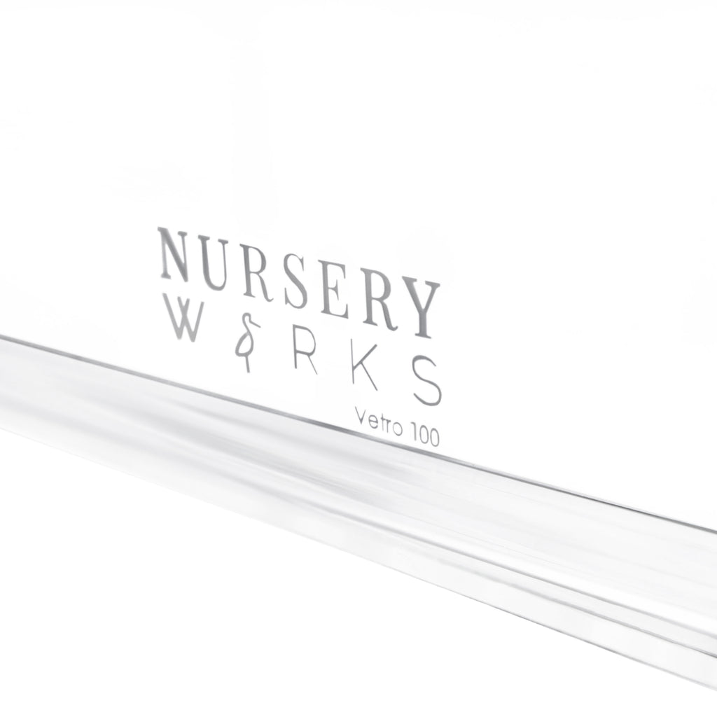 S1000CA,Nursery Works,Vetro Crib In Clear Acrylic