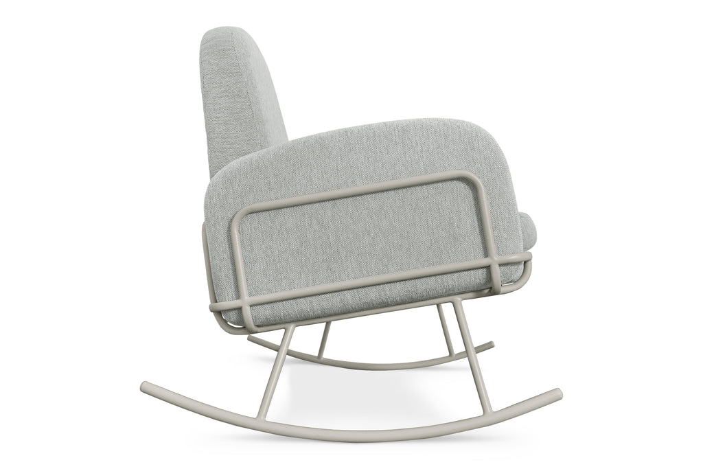 NW11888FWLG,Nursery Works,Ami Rocker in Light Grey Weave