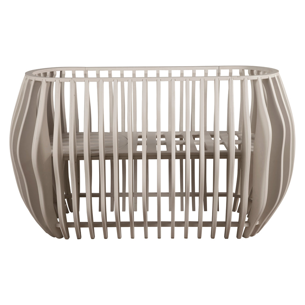 NW14001MW,Nursery Works,Gradient Crib in Moon White