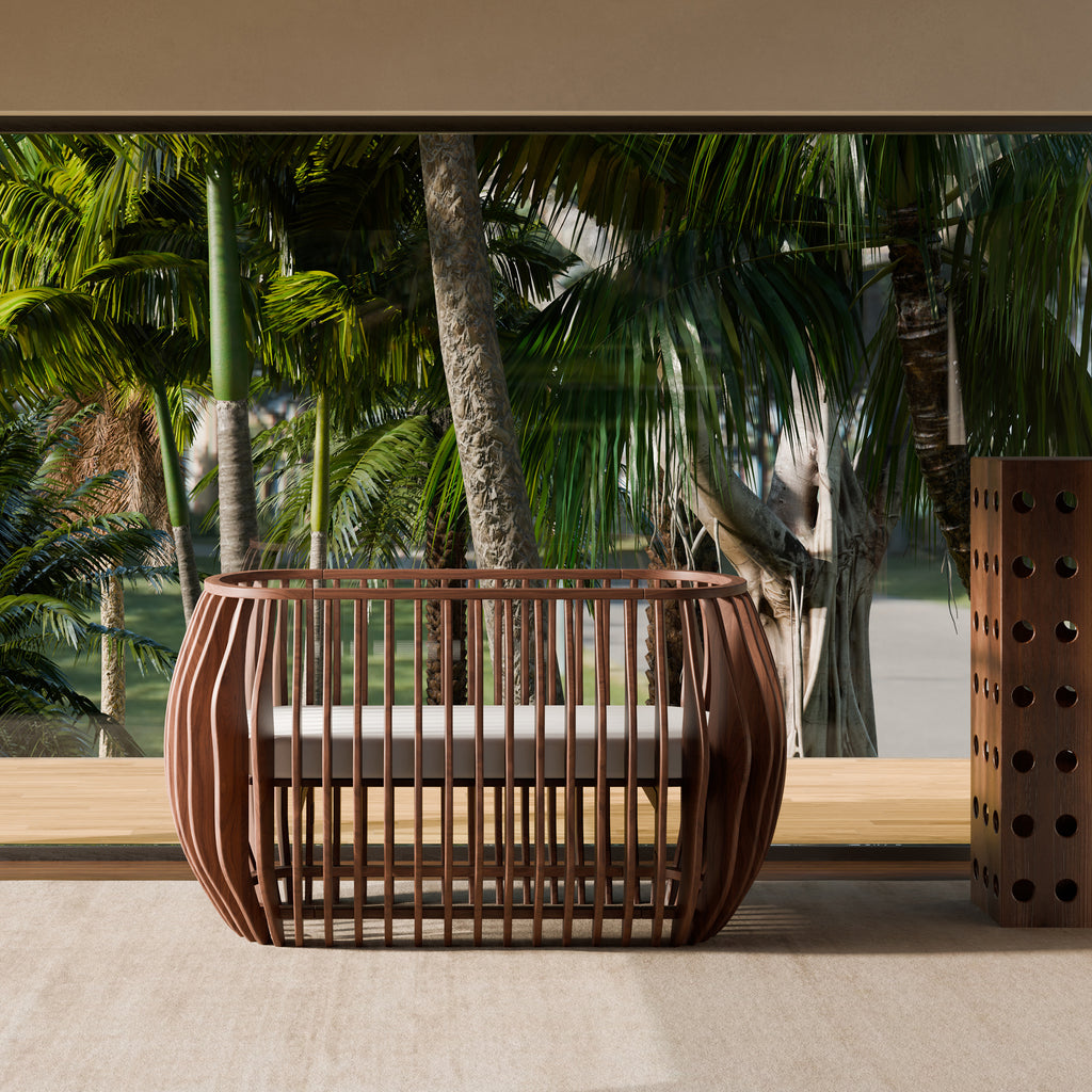 NW14001GWT,Nursery Works,Gradient Crib in Walnut