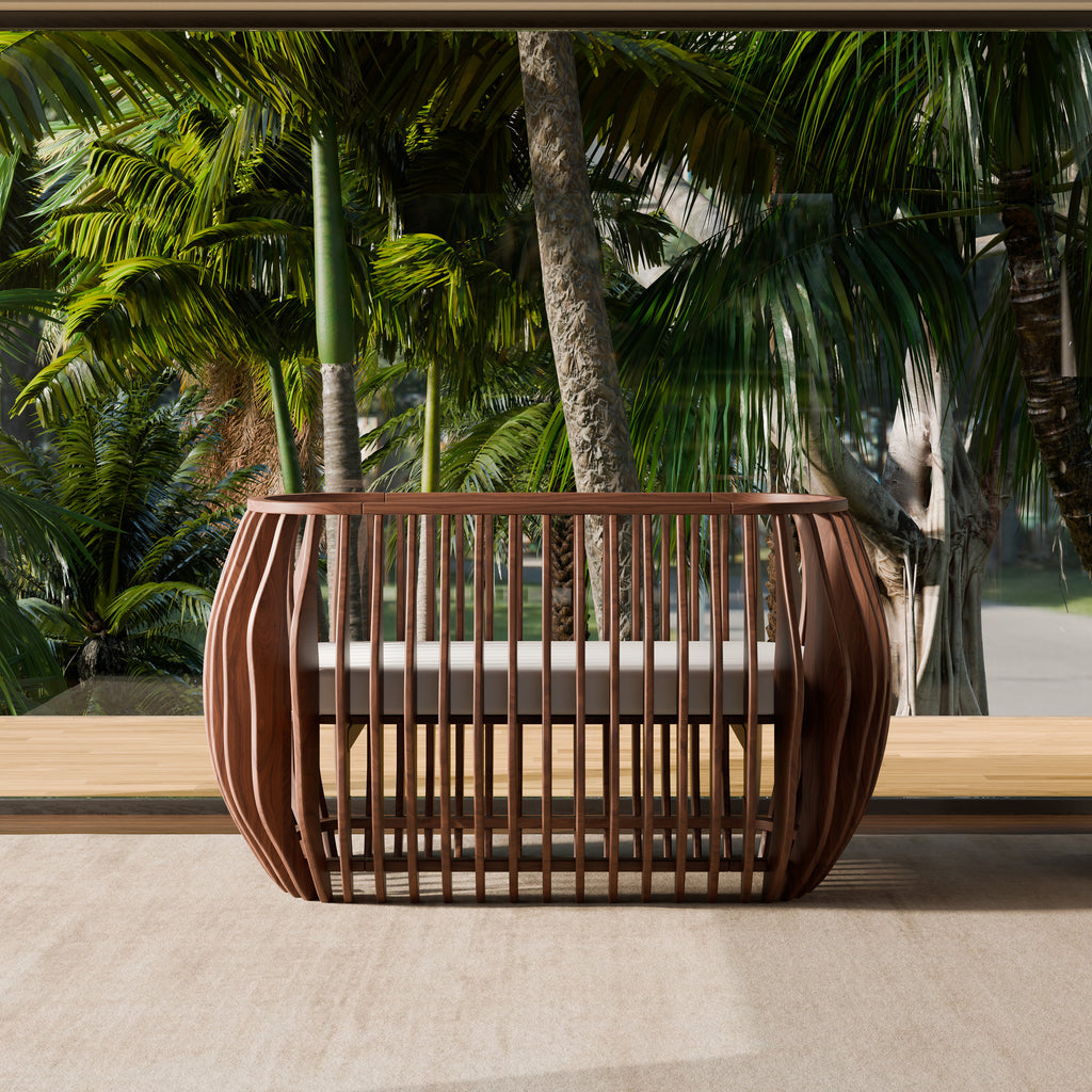 NW14001GWT,Nursery Works,Gradient Crib in Walnut