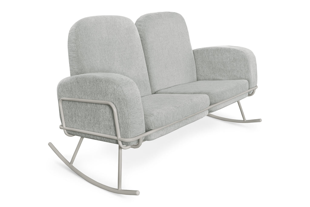 NW11888FWLG,Nursery Works,Ami Rocker in Light Grey Weave