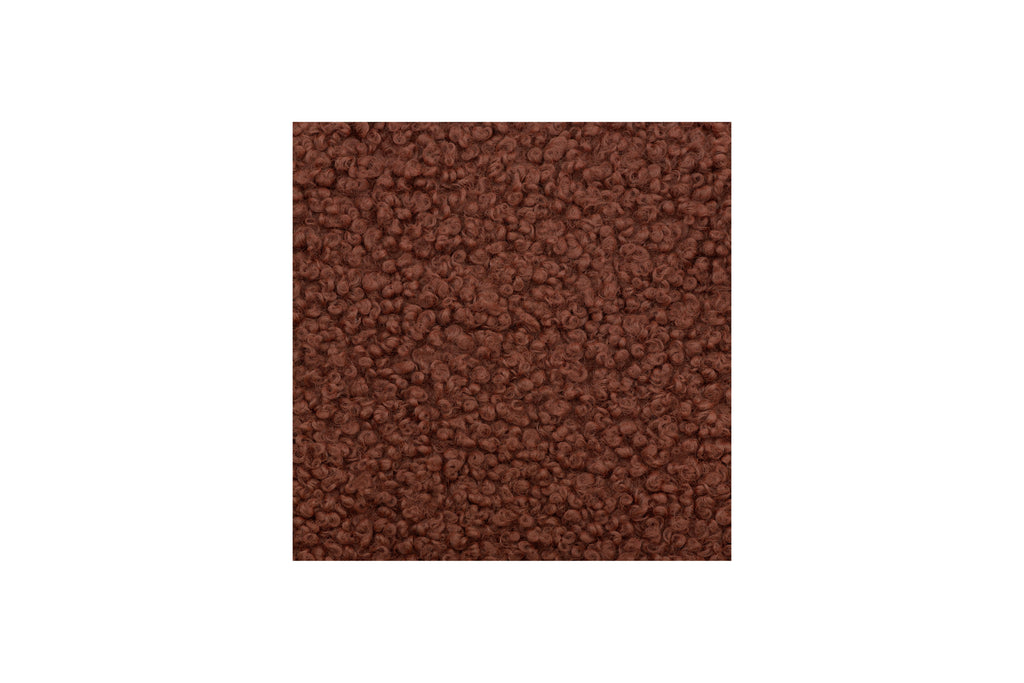 MDBFABRIC107,Nursery Works,Nursery Works - Black Boucle (BKB) SWATCH Rouge Teddy Loop
